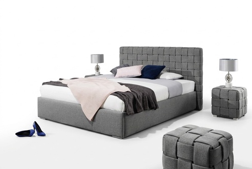 Polster Design Luxus Hotel Betten Textil Modernes Schlafzimmer Bett 140/160/180