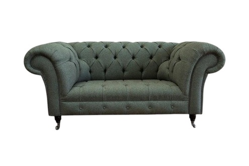 Polster Sofa Design Luxus Stoffsofas Chesterfield Textil Sofa 2 Sitzer Sofa