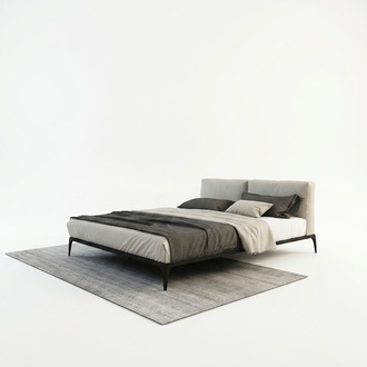 Polsterbett Betten Bett Polster Designer Hotel Doppel Luxus Design 180x200cm Neu