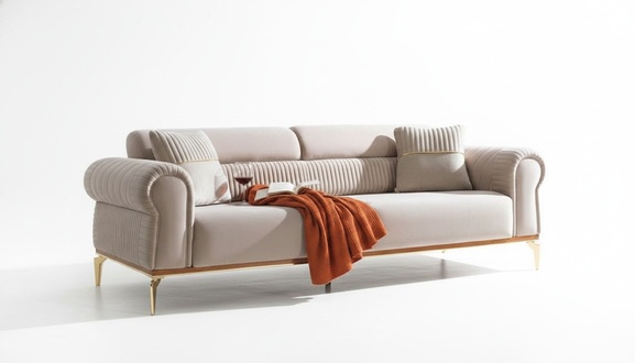 Polstercouch Dreisitzer Sofa Couch Polster Möbel Sitzmöbel Polstermöbel