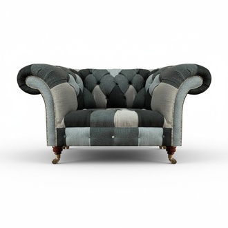 Polstermöbel Sessel Mehrfarbig Möbel Sitz Wohnzimmer Einrichtung Chesterfield