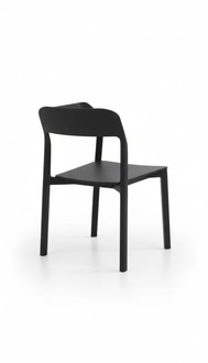 Polsterstuhl Moderne Design Textil Stuhl Schwarz Esszimmer Luxus Möbel
