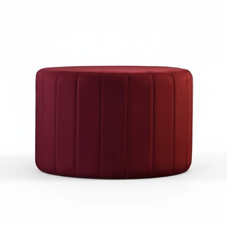 Pouf Fußhocker Rund Sitz Hocker Polsterhocker Sitzhocker Badhocker Puff