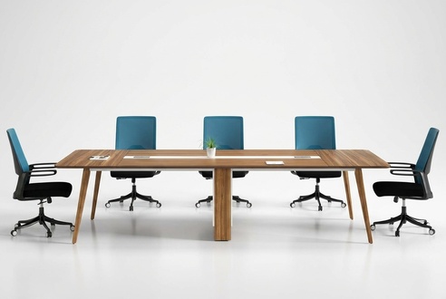 Rechteckiger Designer Konferenztisch Luxuriöser Schreibtisch Edle Möbel