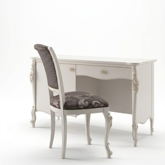 Regale Bürotisch Tisch Stuhl 2tlg Schreibtisch Büro Klassisch Einrichtung Holz