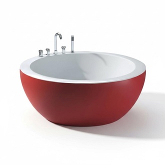 Relaxwanne Badewanne Komfortwanne Acrylwanne Wanne Bad Designwanne 160x160 cm