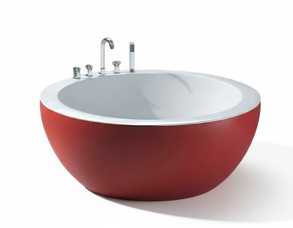 Relaxwanne Badewanne Komfortwanne Acrylwanne Wanne Bad Designwanne 160x160 cm