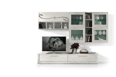 rtv Wohnwand TV Wand Anbauwand Wohnzimmer Möbel Wohnwände Schrank Regal Luxus