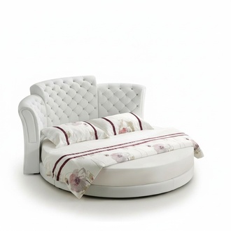 Rund Bett Luxus Chesterfield Betten Schlaf Zimmer Doppelbett 200x200