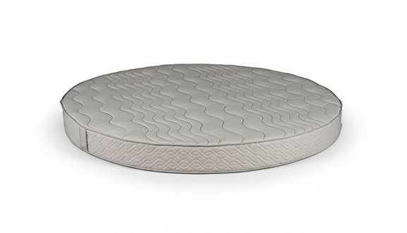 Rund Design Matratze Luxus 220x25cm Matratzen für Bett Runde Betten Textil Neu