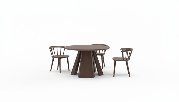 Rund Tisch Ess Zimmer Runde Holz Tische Designer Original Italienische Möbel Neu