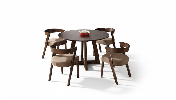 Rund Tisch Ess Zimmer Holz Runde Tische Designer Original Italienische Möbel Neu