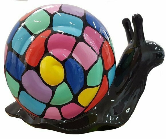 Deko Schnecke Figur Statue Skulptur 34cm Figuren Statuen Skulpturen Neu