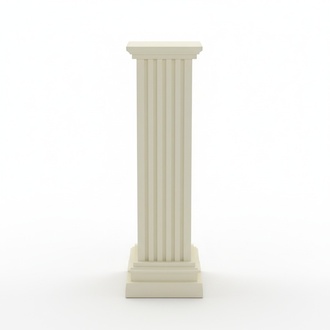 Säule Lampe Steh Leuchte Skulptur Stand Säulenlampe Leuchten Figur