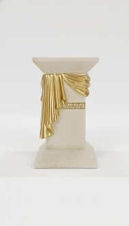 Säule Medusa Mäander Style Dekosäule Säulen Statue Ständer Barock 55cm Neu 1039