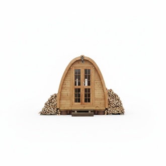 Sauna Holz Außensauna Gartensauna Saunas Finnische Ofen Saunahaus 10.40m² 4.80m