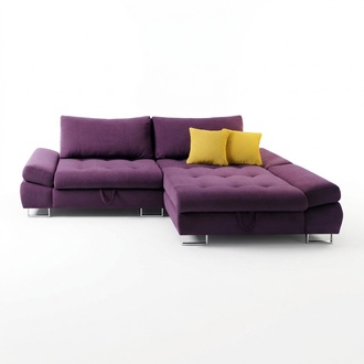 SCHLAFSOFA DESIGN WOHNZIMMER POLSTER ECKGARNITUR ECKSOFA SOFA COUCH