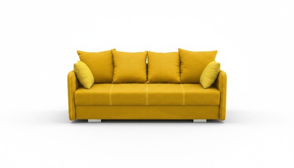 Schlafsofa Klappcouch 3-Sitzer Schlaffunktion + Bettkasten Couch Sofa Klappsofa