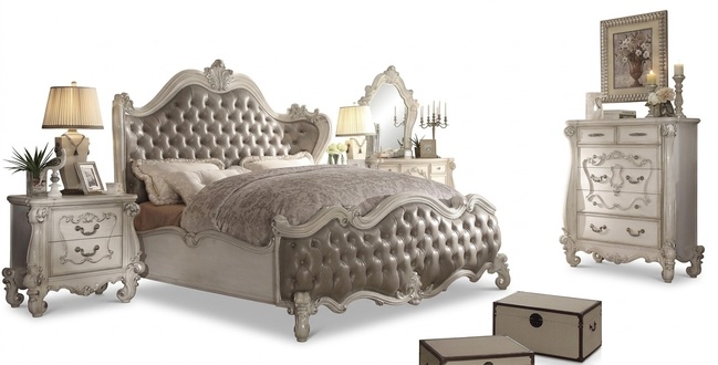 Schlafzimmer 3 tlg. Set Bett 2x Nachttisch Konsole Betten Doppel Hotel Polster