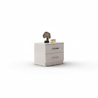 Schlafzimmer Beistelltisch Nachtkommode Nachttisch Nachtschrank Beige