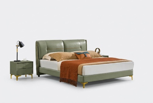 Schlafzimmer Bett 3 Nachttische tlg. Set Design Luxus Betten Holz Doppelbett Neu