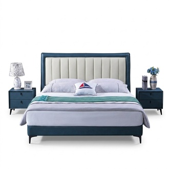 Schlafzimmer Gruppe Bett Luxus Möbel Betten Nachttische 3tlg. Garnitur Hotel Neu!
