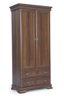 Schlafzimmer Kleiderschrank 2 türiger Holz Wandschrank Schrank Kleiderschränke