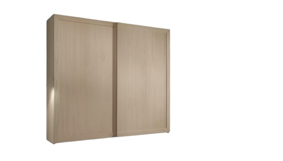 Schlafzimmer Kleiderschrank Holz Schrank Modern Schränke 272cm beige