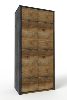Schlafzimmer Schränke Holz Möbel Schrank Landhaus Kleiderschrank Design Braun