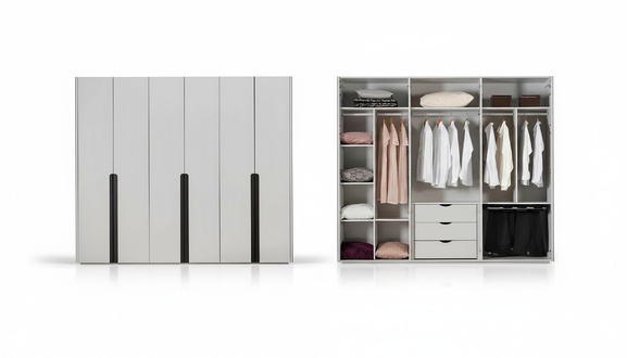 Schlafzimmer Schranke Kleiderschrank Holz Luxus Modernes Design