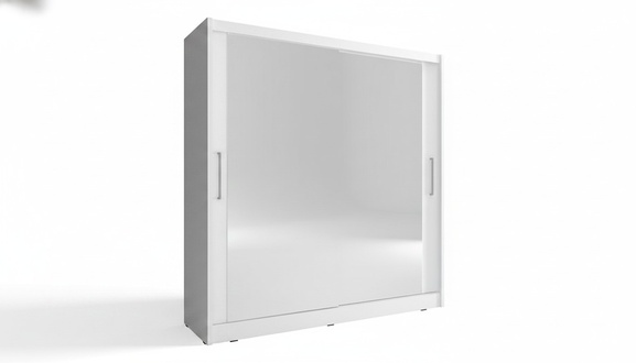 Schlafzimmer Spiegel Schwebe Türen Schrank 200cm Kleider Schränke Schiebetüren