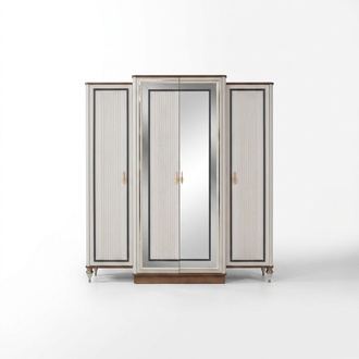 Schlafzimmerschrank Kleiderschrank Kinderschrank Schrank Holz Beige