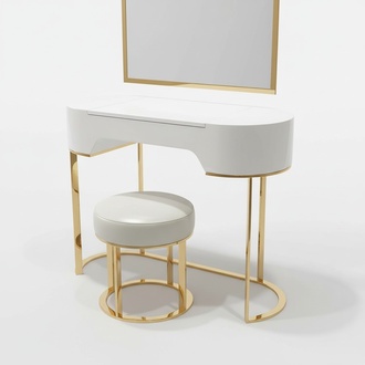 Schminktisch mit Spiegel Luxus Konsole Kommode Schlafzimmer Neu Schminktisch