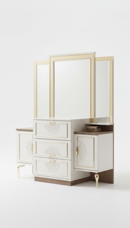 Schminktisch Möbel Holz Konsole Italienisches Sideboard Konsolen