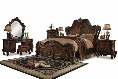 Schminktisch Spiegel Hocker Luxus Konsole Kommode Schlafzimmer Barock Rokoko neu
