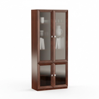 Schrank Holzschrank Bücherschrank Kommode Büro Wand System Regal Möbel Schränke