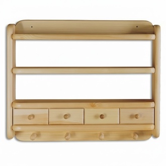 Schrank Vollholz Möbel Holz Regal Massivholz Wandschrank Regale Küchenschrank
