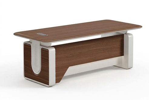Schreibtisch Büro Tisch 180x80x75 cm modern Holz Arbeitszimmer