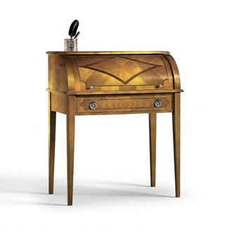 Schreibtisch Tisch Italienische Einrichtung Möbel Massiv Holz Büro Sekretär Neu