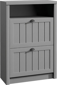 Schuhschrank Fach Kommode Holz Massive Möbel Schuhregal Regal Garderobe neu