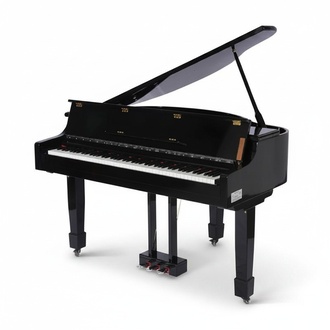 Schwarzes Klavier Flügel  Digitalpiano Flügelklavier Hochglanz Piano