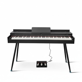 Schwarzes Piano Digitalpiano Stage Klavier Hochglanz Heimklavier