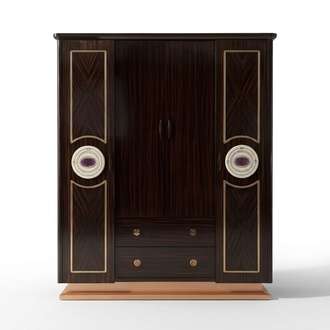 Schwebetüren Schrank Schrank Kleiderschrank Holz Hochglanz Schlafzimmer