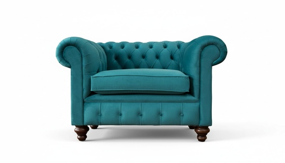 Sessel 1 Sitzer Chesterfield Polster Sofas Design Luxus Couch Sofa Neu