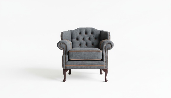 Sessel 1 Sitzer Relax Polster Fernseh Chesterfield Textil Stoff Sofa Couchen Neu