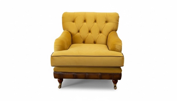 Sessel 1 Sitzer Sofas Stoff Wohnzimmer Textil Luxus Möbel Einsitzer Chesterfield