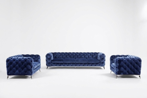 Sessel Couch Polster Sitz Designer Textil 1 Sitzer Couchen Polster Chesterfield