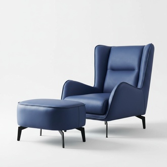 Sessel Design Polster Möbel Luxus Wohnzimmer Modern Polstersessel Neu