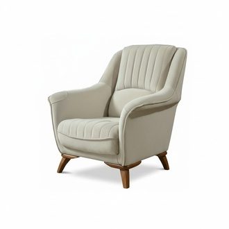 Luxus Relaxsessel Weiß klassisches Design, weich gepolstert Sofort