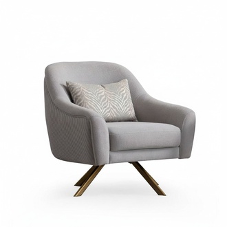 Sessel Sitz Modern Design Lehnsessel Holz 1-Sitzer Modern Polster